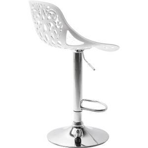 Tabouret de bar Ornament blanc Blanc