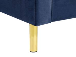 Doppelbett VILLETTE Schwarz - Blau - Marineblau - Breite: 205 cm