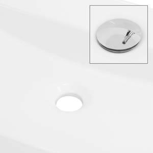 Lavabo ovale 60x40x12cm blanc Blanc