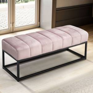 Sitzbank ARANIT Pink - Metall - 40 x 40 x 108 cm