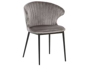 Chaise de salle à manger AUGUSTA Noir - Gris