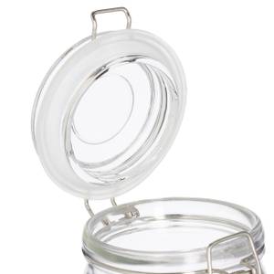 500 ml Einmachgläser im 6er Set Silber - Glas - Metall - Kunststoff - 11 x 11 x 13 cm