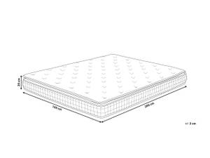 Matelas CHARM Largeur : 160 cm - D3 medium