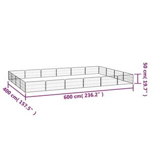 Hundelaufstall 3015785 400 x 600 cm