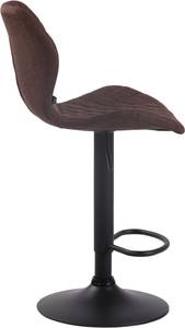 Tabouret de bar Cork Lot de 2 Marron - Noir