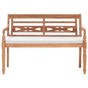 Banc de jardin 3007477 Blanc - Bois massif - Bois/Imitation - 120 x 84 x 52 cm