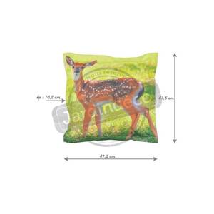 Coussin extérieur imperméable daim 41,5 Matière plastique - 42 x 11 x 42 cm