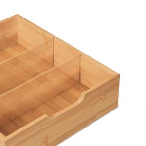 Schreibtisch Organizer mit 3 Schubladen Braun - Bambus - Holzwerkstoff - 30 x 33 x 31 cm