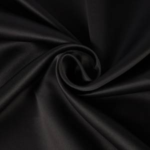 6 x Vorhang schwarz 120 x 135 cm Schwarz - Metall - Textil - 135 x 120 x 1 cm