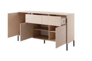 Kommode DASTI Beige - Holzwerkstoff - 154 x 82 x 40 cm