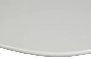 Tischplatte Organisch Tablo Weiß - Massivholz - Holzart/Dekor - 130 x 4 x 130 cm