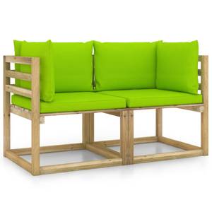 Garten Ecksofa 3016481-7 (2er Set) Grün - Holzwerkstoff - Holzart/Dekor - 64 x 70 x 64 cm