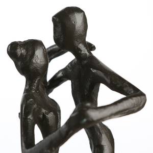 Skulptur Dancing Braun - Metall - 13 x 17 x 8 cm