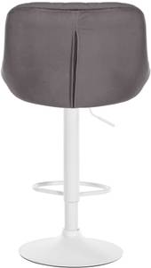 Tabouret de bar Lazio Lot de 2 Gris - Blanc