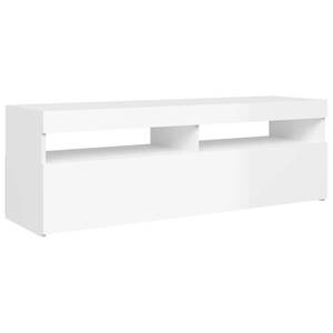 Meuble tv 3008756_3 Blanc brillant - Profondeur : 120 cm