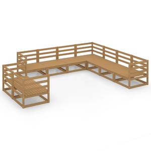 Gartenmöbel-Set Braun - Massivholz - Holzart/Dekor - 70 x 67 x 70 cm