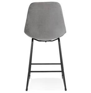 Tabouret De Bar BULLY Noir - Gris