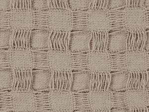 Plaid BERE Gris - Taupe - 150 x 200 cm