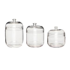 Aufbewahrungsglas Fill(3er Set) Glas - 13 x 15 x 13 cm