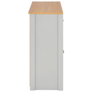 Buffet 298620 Gris - Bois manufacturé - Matière plastique - 112 x 81 x 35 cm