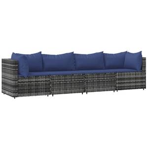 Garten-Lounge-Set 3029629-3 (4-teilig) Blau - Grau