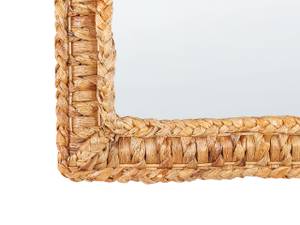 Miroir LANGLI Beige - Bleu - Fibres naturelles - 52 x 52 x 3 cm