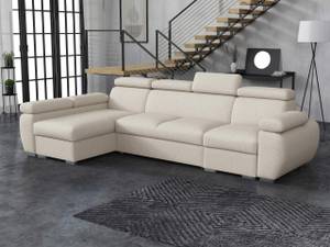 Ecksofa Boston LCP Ecru - Ecke davorstehend links