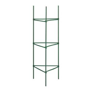 Lot de 4 tuteurs 90 cm Vert - Métal - Matière plastique - 32 x 90 x 32 cm