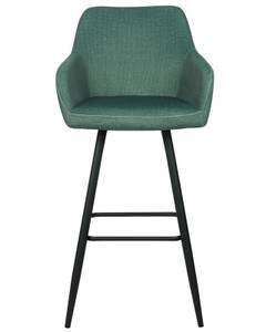 Tabouret de bar CASMALIA Noir - Vert foncé - Vert