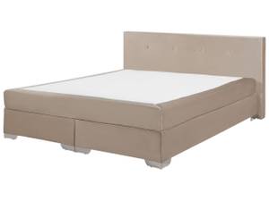 Boxspring Bett CONSUL Beige - Creme - Silber - Breite: 191 cm