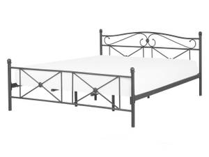 Lit double RODEZ Noir - Largeur : 146 cm