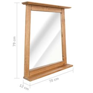 Badmöbel Set 246040 (2er Set) Braun - Massivholz - Holzart/Dekor - 70 x 63 x 32 cm