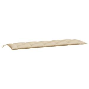 Coussin de banc de jardin Beige - Profondeur : 180 cm