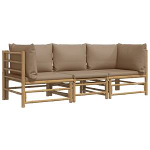 Garten-Lounge-Set 3028491-5 (3-teilig) Braun - Taupe