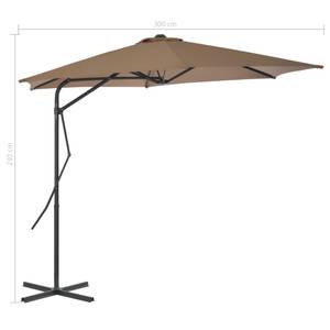 Parasol Taupe - 300 x 300 cm