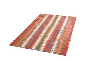 Tapis Jajim CCXVII Rouge - Textile - 136 x 1 x 219 cm