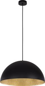 Lampe à suspension FERRA Noir - Gris métallisé - Abat-jour diamètre : 35 cm