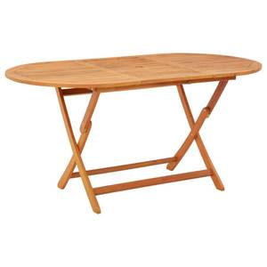 Table de jardin Marron - Bois massif - Bois/Imitation - 85 x 75 x 160 cm