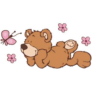 Wandtattoo NICI - Classic Bears - staunt 220 x 110 cm