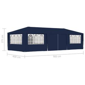 Partyzelt 3002256 Blau - 400 x 275 x 900 cm