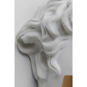 Vase mural Apollon Blanc - Matière plastique - Pierre - 26 x 42 x 19 cm