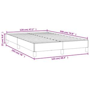 Bettgestell 3016028-3 123 x 25 x 193 cm