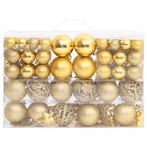 Weihnachtskugel Set (111-teilig) 3030307 Gold