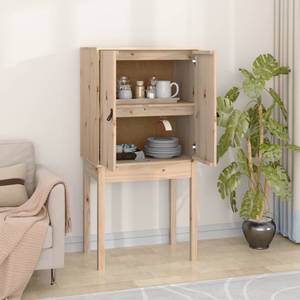 Highboard DE3195 Beige - Massivholz - 40 x 120 x 60 cm