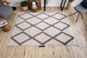 Tapis Berber Troik Crème Franges 200 x 290 cm