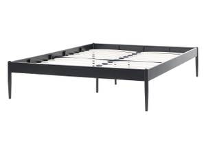 Lit double VAURS Noir - Largeur : 147 cm