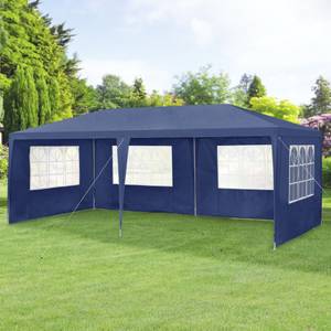 Pavillon Wedau Blau - Breite: 600 cm