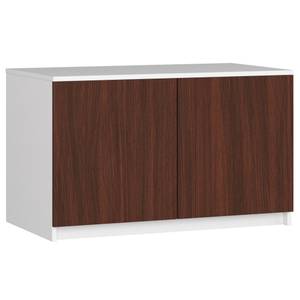 Aufsatzschrank S90 2T CLP Wenge Dekor - Weiß