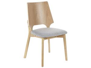 Chaise de salle à manger ABEE Marron - Gris - Textile - 47 x 88 x 46 cm