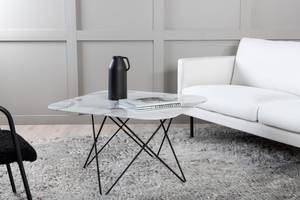 Table basse TRISTAR CT80 Noir - Blanc